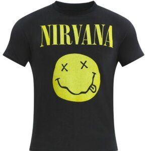 Nirvana Smiley Men's and Big Men's Graphic Tee Smiley